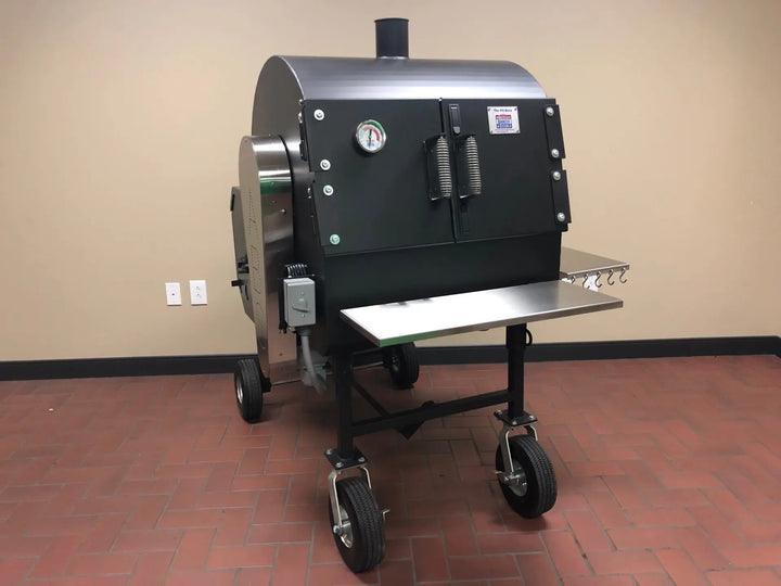 American Barbecue Systems Pit-Boss with Stainless Rotisserie Smoker and Pellet System