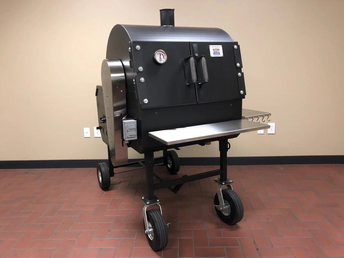 American Barbecue Systems Pit-Boss with Flat Racks