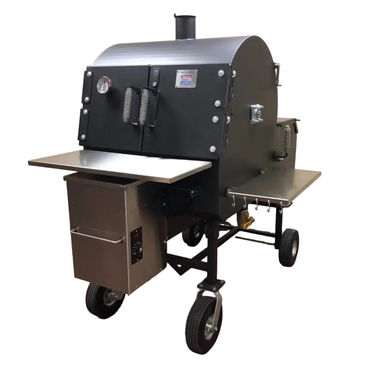 American Barbecue Systems Pit-Boss Smoker w/ Stainless Steel Flat Racks and Pellet System, view 2