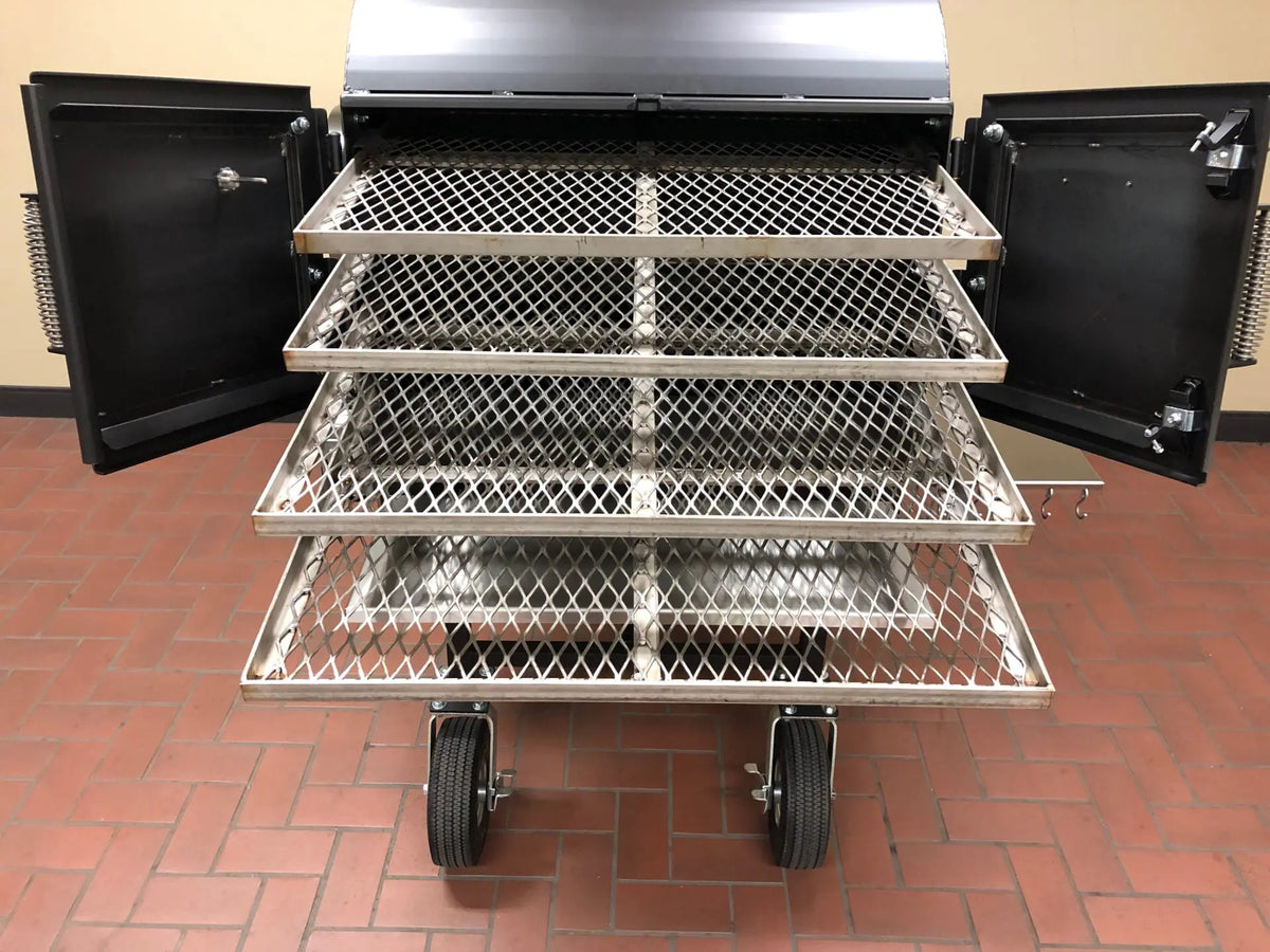 American Barbecue Systems Pit-Boss with Flat Racks