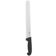 Victorinox 12" Granton Wide Roast Beef Slicer, Black Fibrox Pro Handle