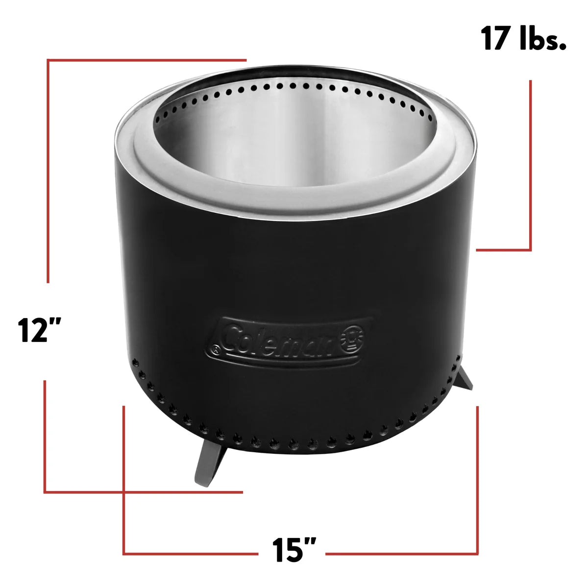 Coleman Cityscapes 15 Smokeless Tabletop Fire Pit, view 2