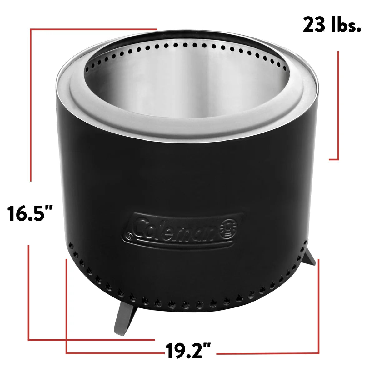 Coleman Cityscapes 20 Smokeless Tabletop Fire Pit, view 2