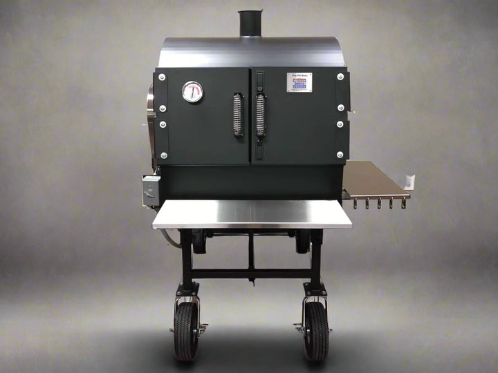 American Barbecue Systems Pit-Boss Smoker with Stainless Steel Flat Racks