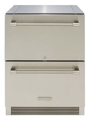 Alfresco 24" PolarCore Undercounter 2 Drawer Outdoor Refrigerator