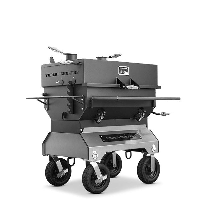 Yoder Smokers Flat Top 24 x 36" Charcoal Grill (Competition Cart)