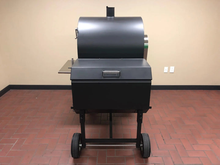 American Barbecue Systems Pit-Boss Smoker with Stainless Steel Flat Racks