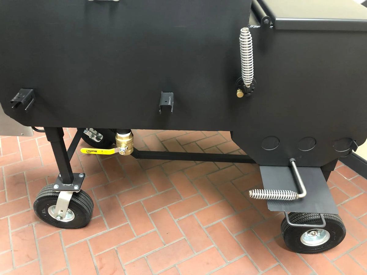American Barbecue Systems Pit-Boss with Stainless Rotisserie Smoker and Pellet System, view 2