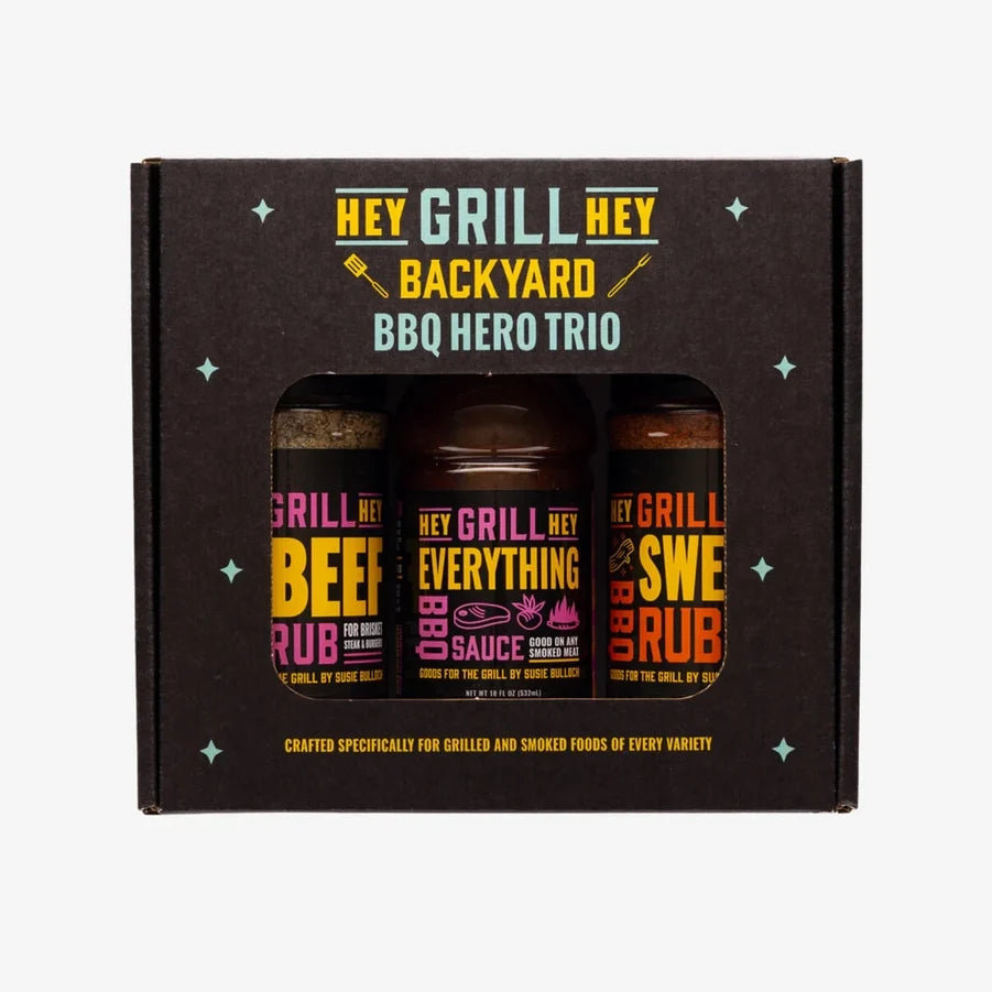 Hey Grill Hey Backyard BBQ Hero Trio Gift Set