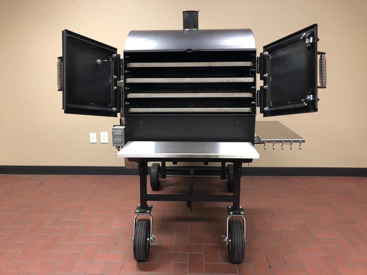 American Barbecue Systems Pit-Boss with Flat Racks