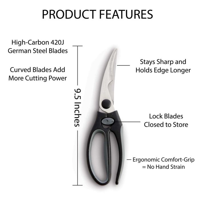 German Steel Poultry Shears