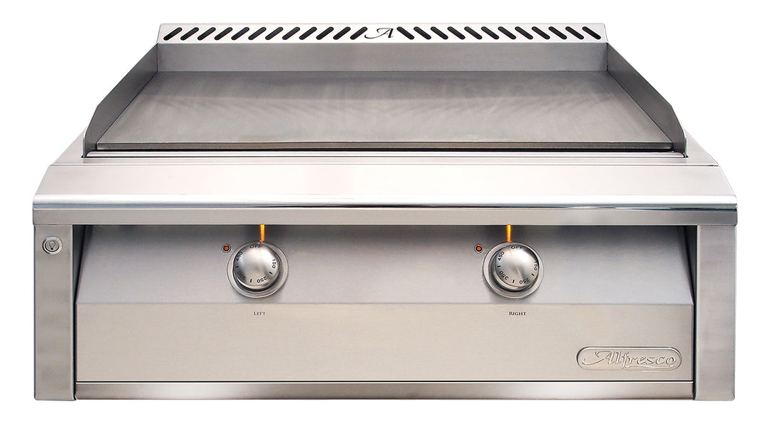 Alfresco 30" Dual Zone Thermostatically Controlled Gas Griddle