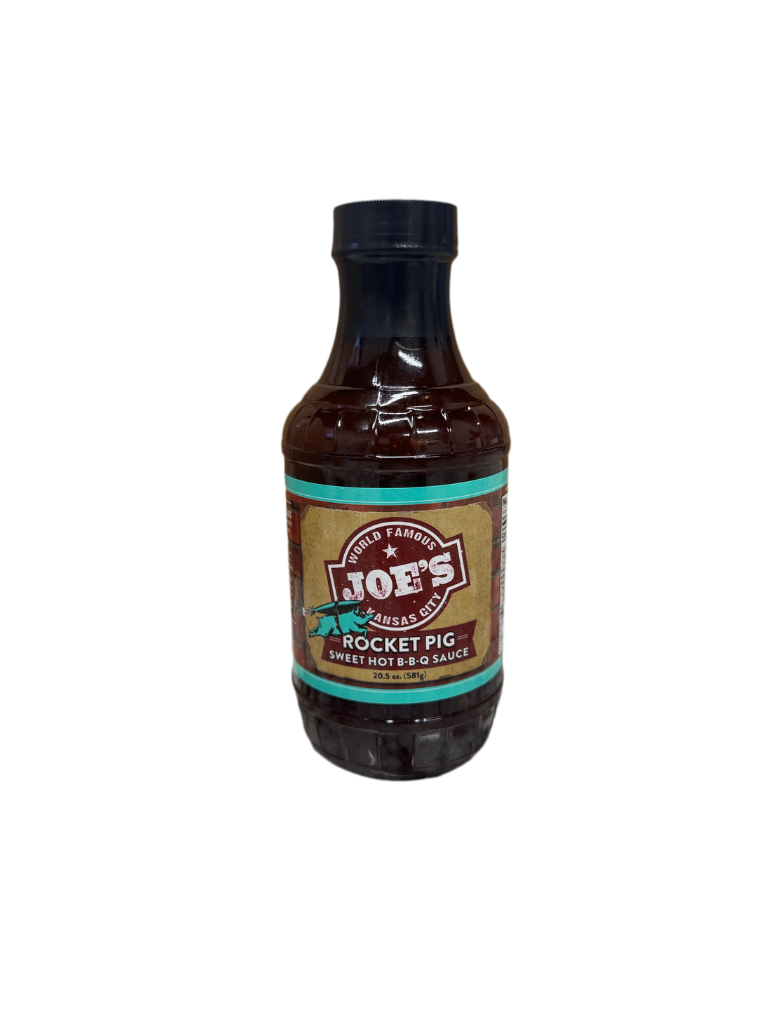 Bottle of Joe’s KC Rocket Pig Sweet & Hot BBQ Sauce – 20 oz