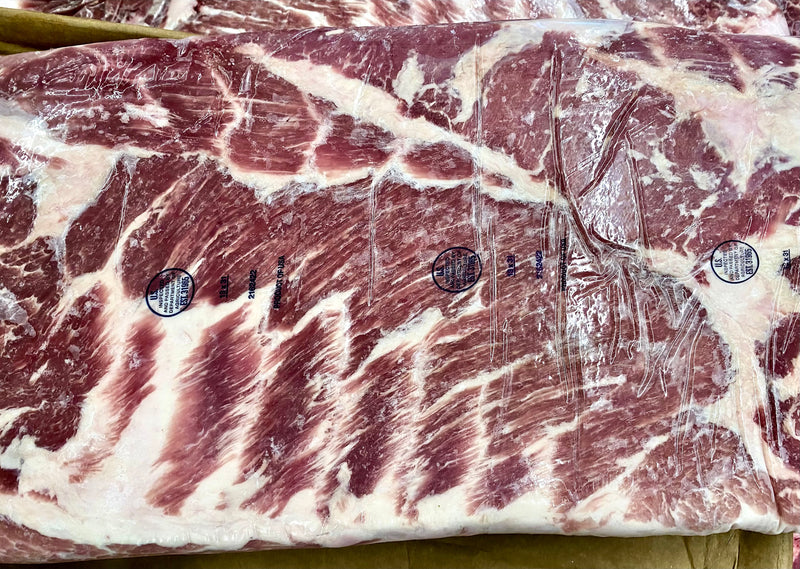 Prairie Fresh USA Prime Skin Off Center Cut Pork Belly, Half Slab