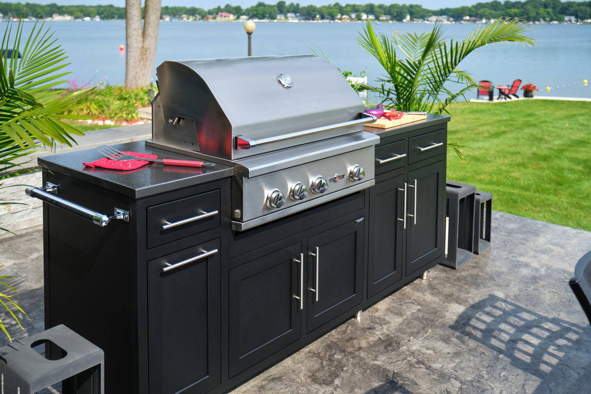 Challenger Designs Coastal Series Grill Island Model: COGI-80.875-WGDDDD