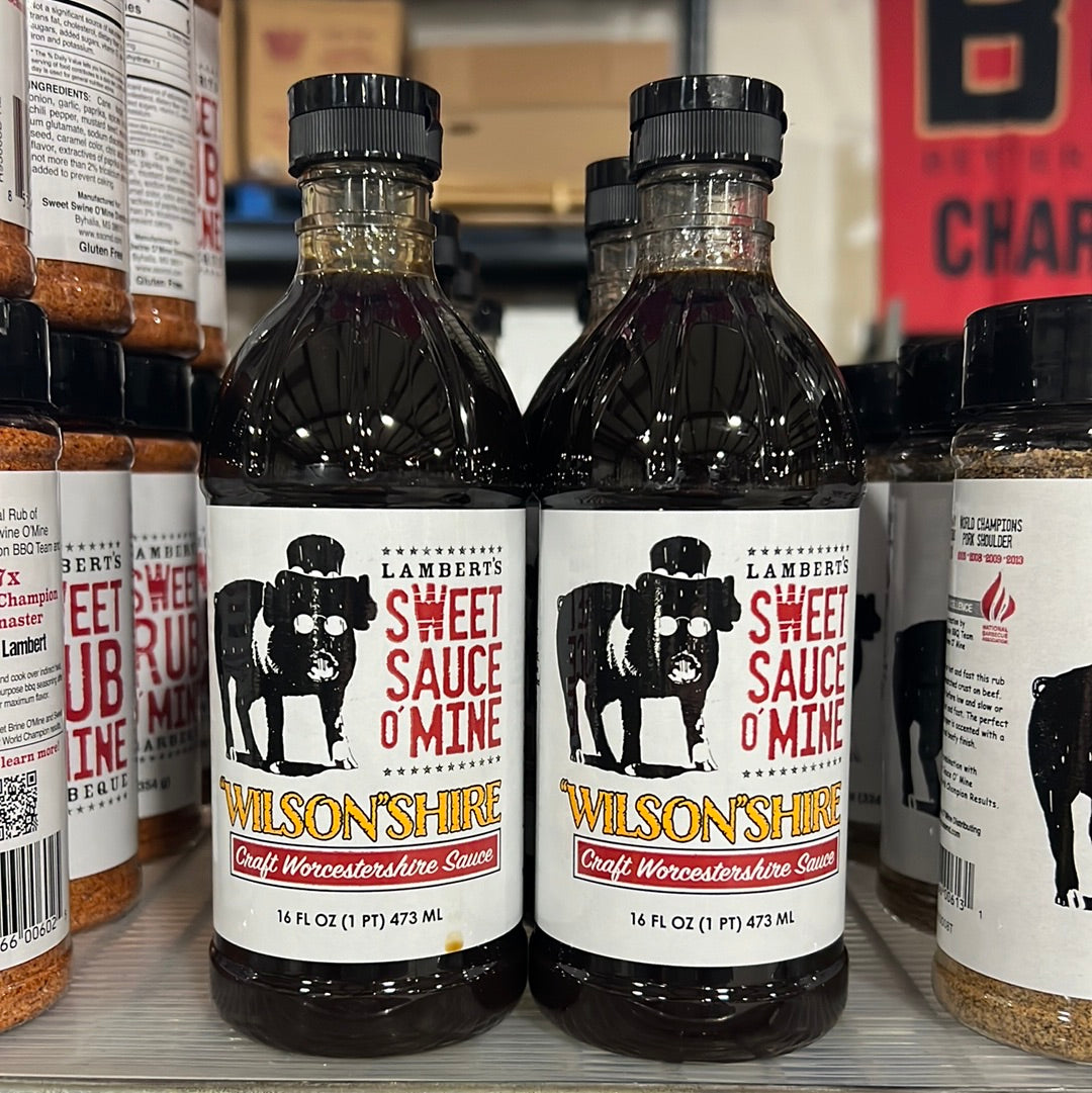 Lambert's Sweet Sauce O' Mine "Wilsonshire" Worcestershire Sauce