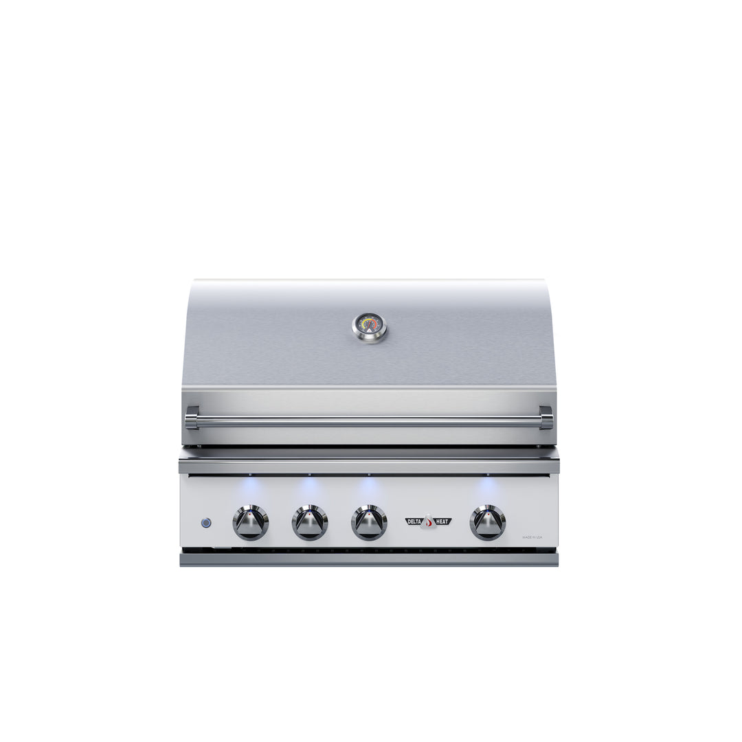 Delta Heat 32" Built-in Gas Grill, White