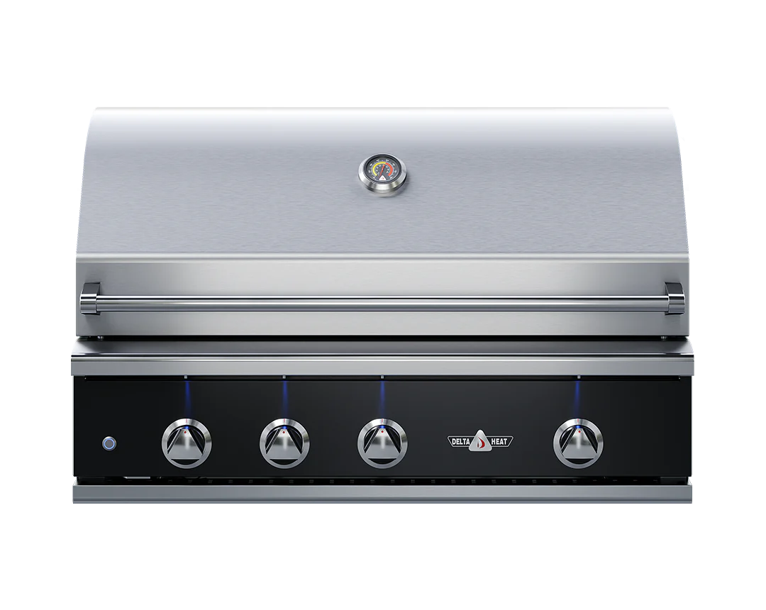 Delta Heat 38" Built-In Gas Grill| Black Display Panel - American Fire BBQ