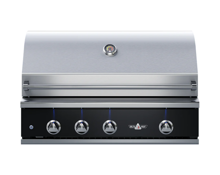 Delta Heat 38" Built-In Gas Grill| Black Display Panel - American Fire BBQ