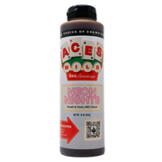 Aces Wild Neon Nights Sweet & Zesty BBQ Glaze bottle with vibrant label showcasing sweet zesty BBQ glaze.