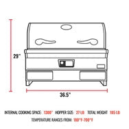 Recteq E-Series Built-In 1300 - The Kansas City BBQ Store