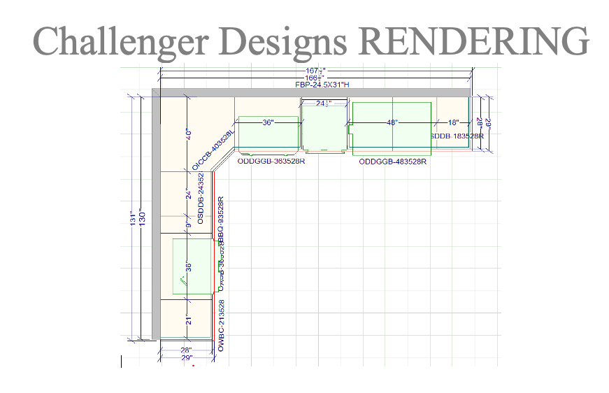 Challenger Custom Outdoor Kitchen Quote 11815g Rasco Project