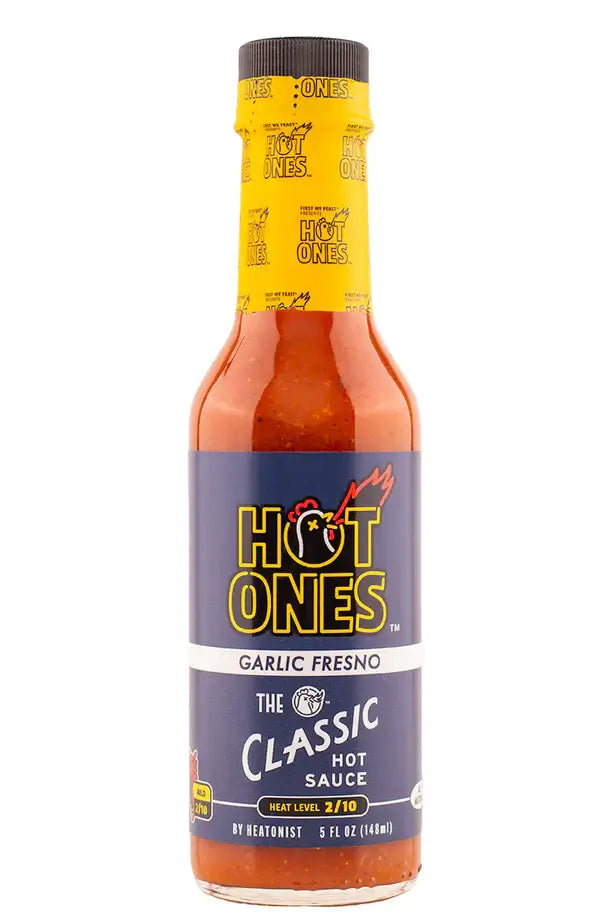 Hot Ones The Classic Hot Sauce Garlic Fresno 5oz