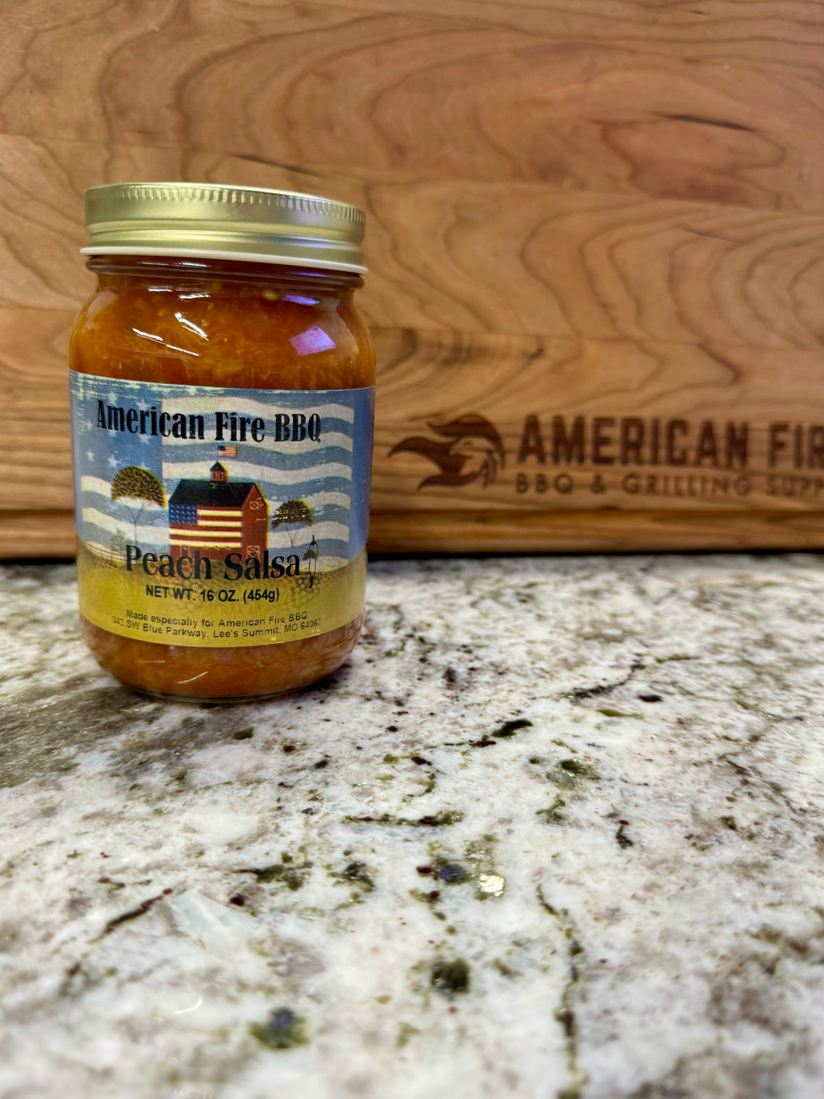 American Fire BBQ Peach Salsa