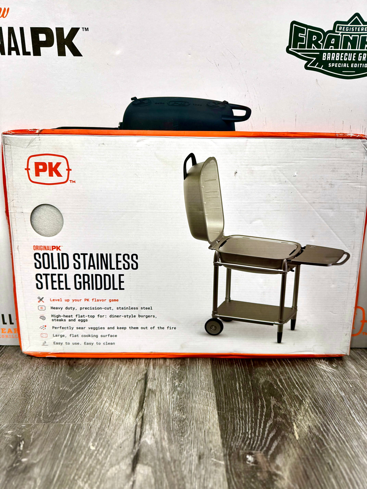 PK Stainless Steel Griddle Solid