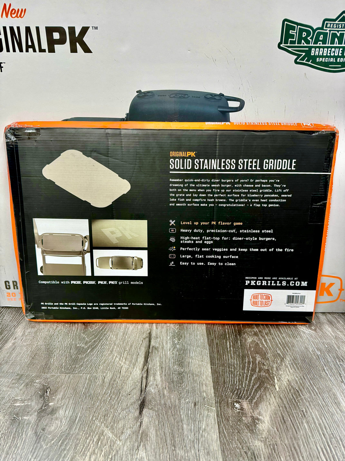 PK Stainless Steel Griddle Solid, view 2
