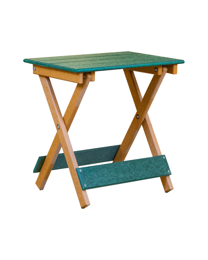 Kanyon Basic Folding End Table - Deluxe Colors - Made in America!