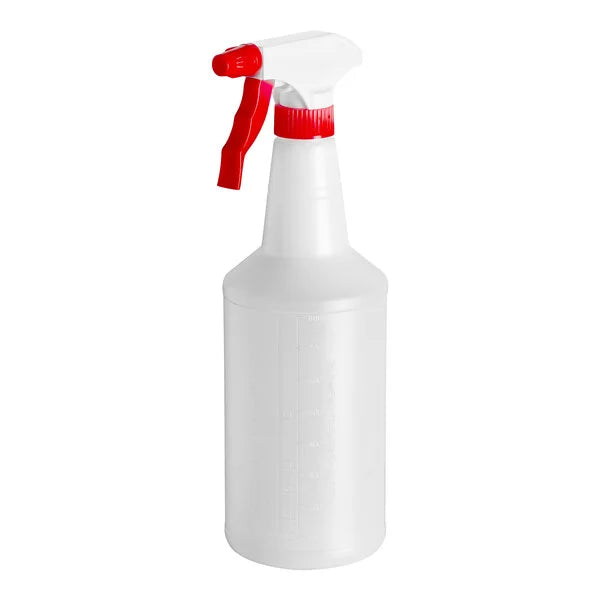 Lavex 32 oz. Plastic Bottles with Red Spray Trigger - Nationwide Shipping