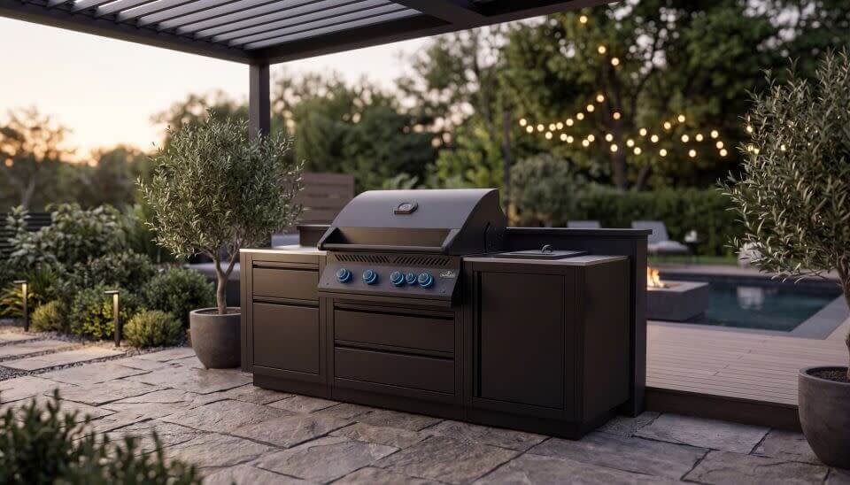 Custom Counter - Napoleon OASIS Outdoor Kitchen Kit, Built-in 700 Series 32