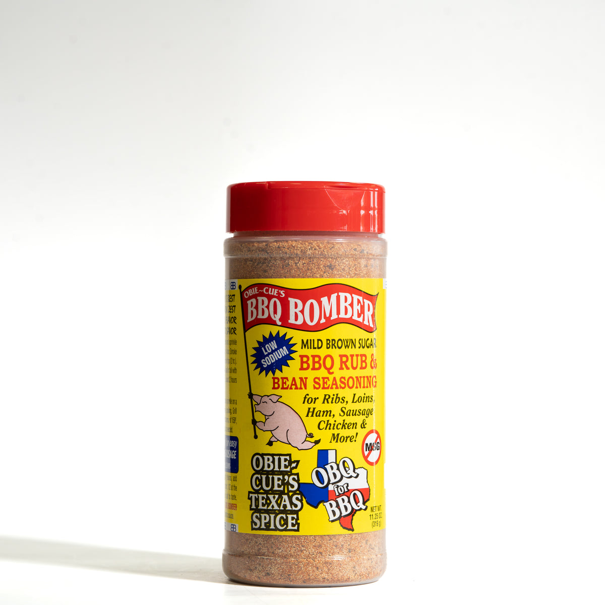Obie-Cue's BBQ Bomber Mild Brown Sugar BBQ Rub & Bean Seasoning