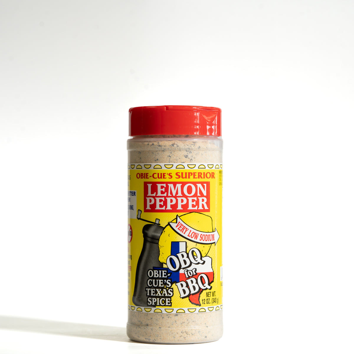 Obie-Cue's Lemon Pepper Seasoning, view 2