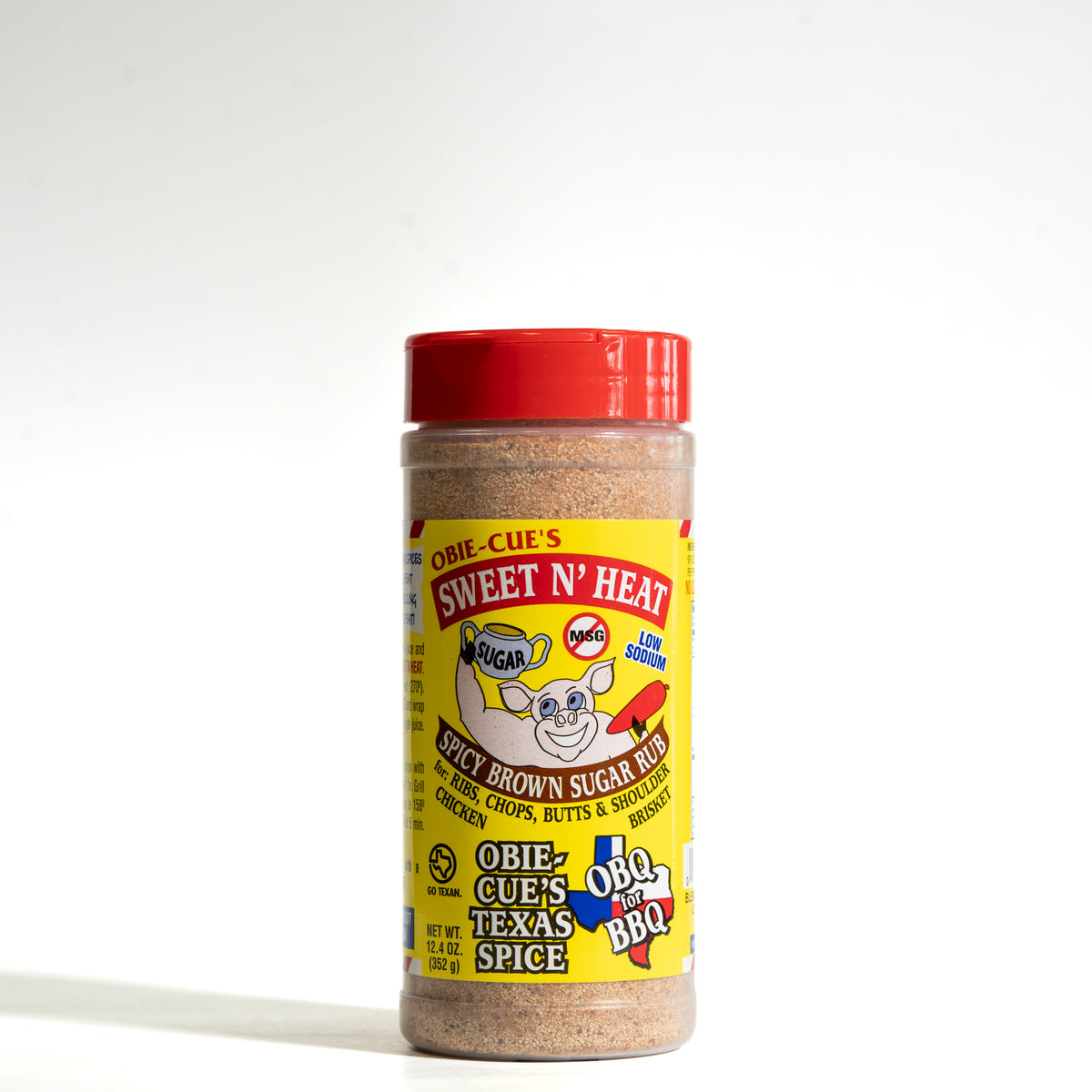 Obie-Cue's Sweet N' Heat Spicy Brown Sugar Rub, view 2