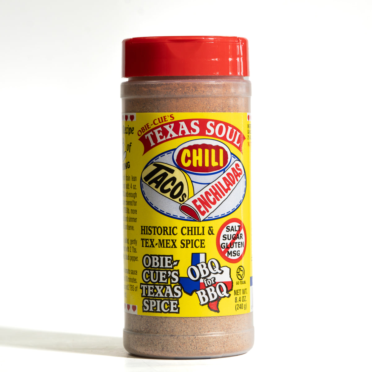 Obie-Cue’s Texas Soul Chili & Tex-Mex Seasoning