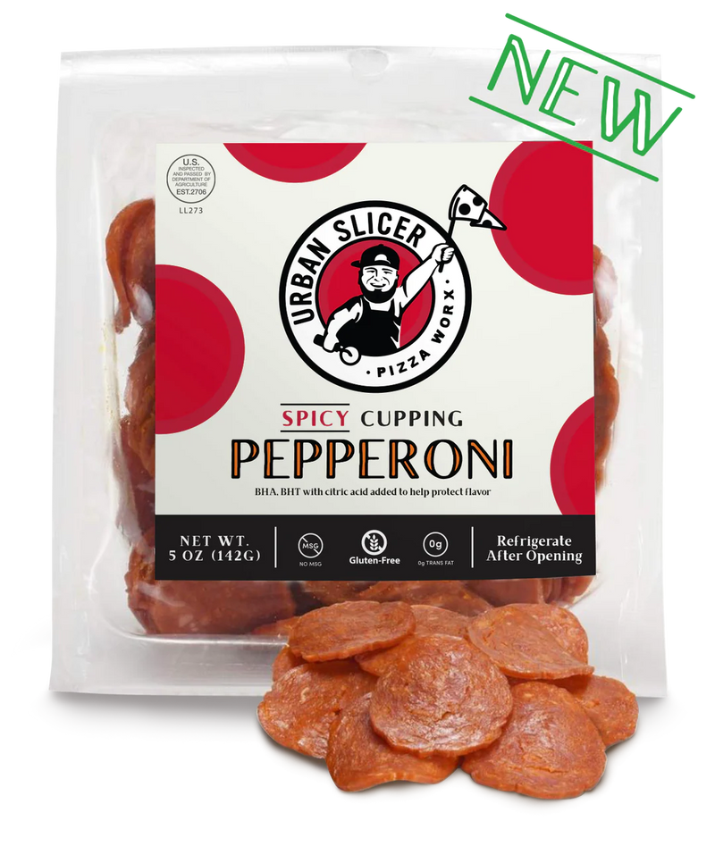 Urban Slicer Pizza Spicy Cupping Pepperoni