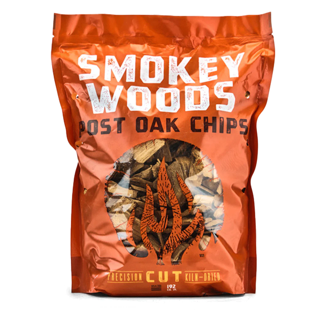 Smokey Woods™ Bagged Post Oak Wood Chips - Nationwide Shipping Available