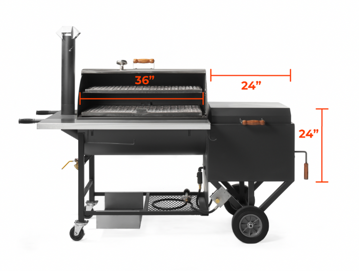 Pitts & Spitts 24" x 36" Ultimate Smoker Pit