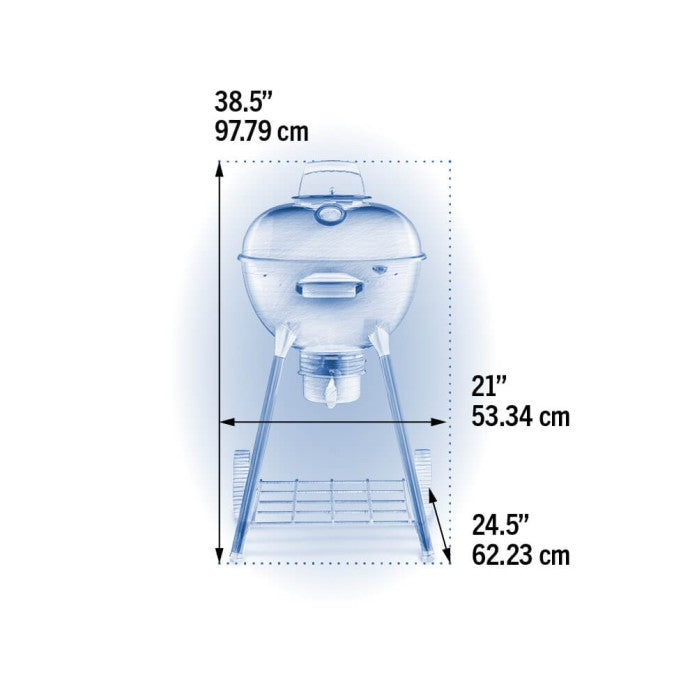 Premium 18" Charcoal Kettle, view 3