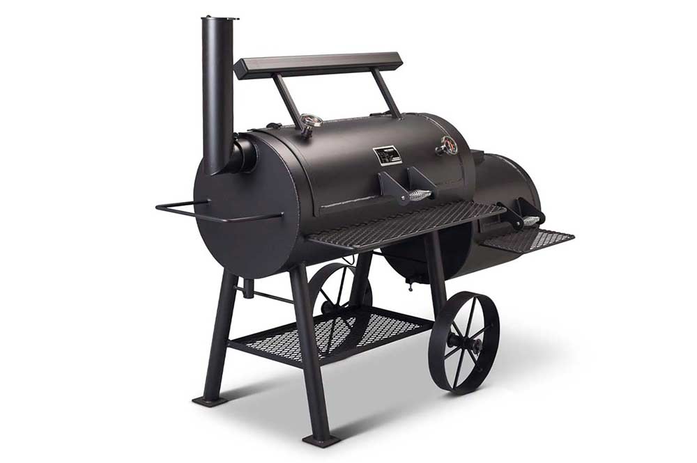 Yoder Smokers Loaded Wichita Offset Wood Fire Smoker - Made in America | American Fire BBQ - Kansas City's Premier BBQ Store