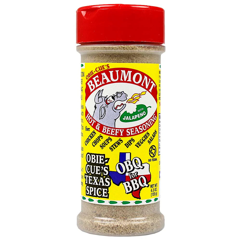 Obie-Cue’s Beaumont Hot & Beefy Seasoning