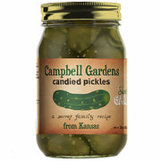 Campbell Gardens Sweet Garlic Candied Pickles 16 oz.