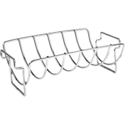 Charcoal Companion Stainless Steel Reversible Rib and Roast Rack