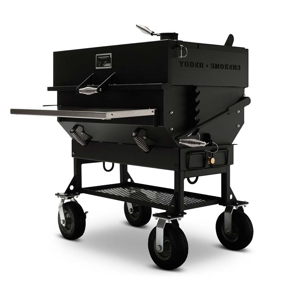 Yoder Smokers Flat Top 24 x 36" Charcoal Grill (Standard Cart)
