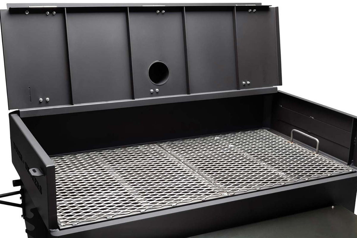 Yoder Smokers Flat Top 24 x 48" Charcoal Grill (Standard Cart)