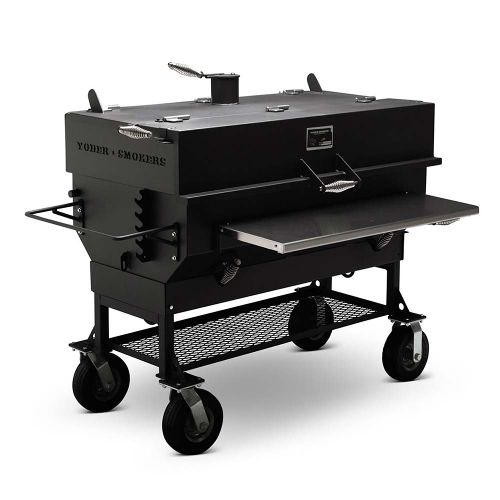 Yoder Smokers Flat Top 24 x 48" Charcoal Grill (Standard Cart)