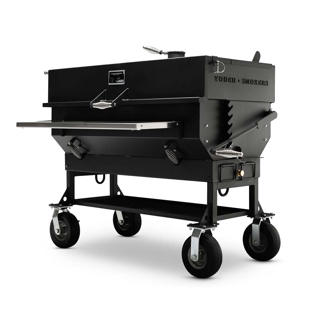 Yoder Smokers Flat Top 24 x 48" Charcoal Grill (Standard Cart)