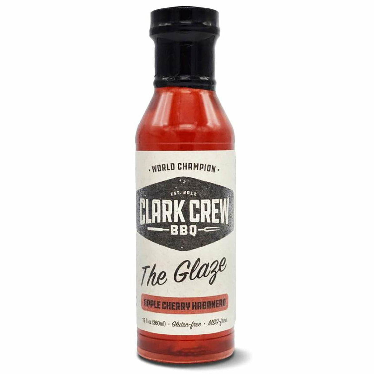 Clark Crew BBQ Apple Cherry Habanero Rib Glaze 12 oz.